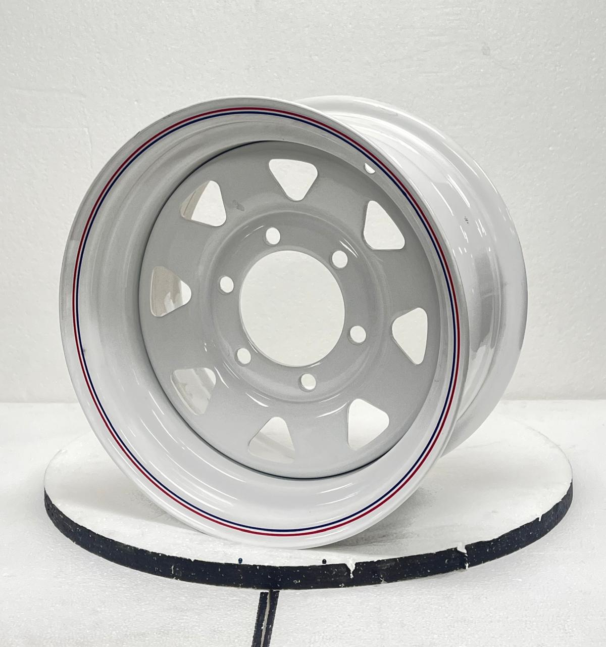 PRO WHT 8 SPK ALINE WHITE STEEL - Image 1